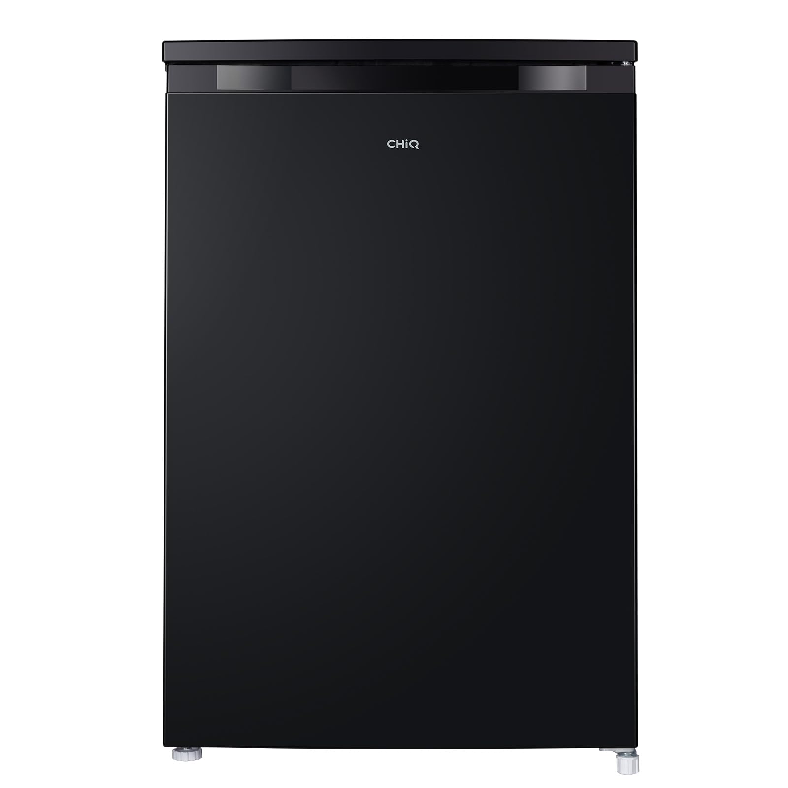 CHIQ kühlschrank mit gefrierfach 107 Liter, mit 13L Gefrierfach｜EEK C, 87 kWh/Jahr | 4-Sterne-Gefrieren, -24 °C bis -16 °C| geräuscharm, Schwarz, CTT107BC