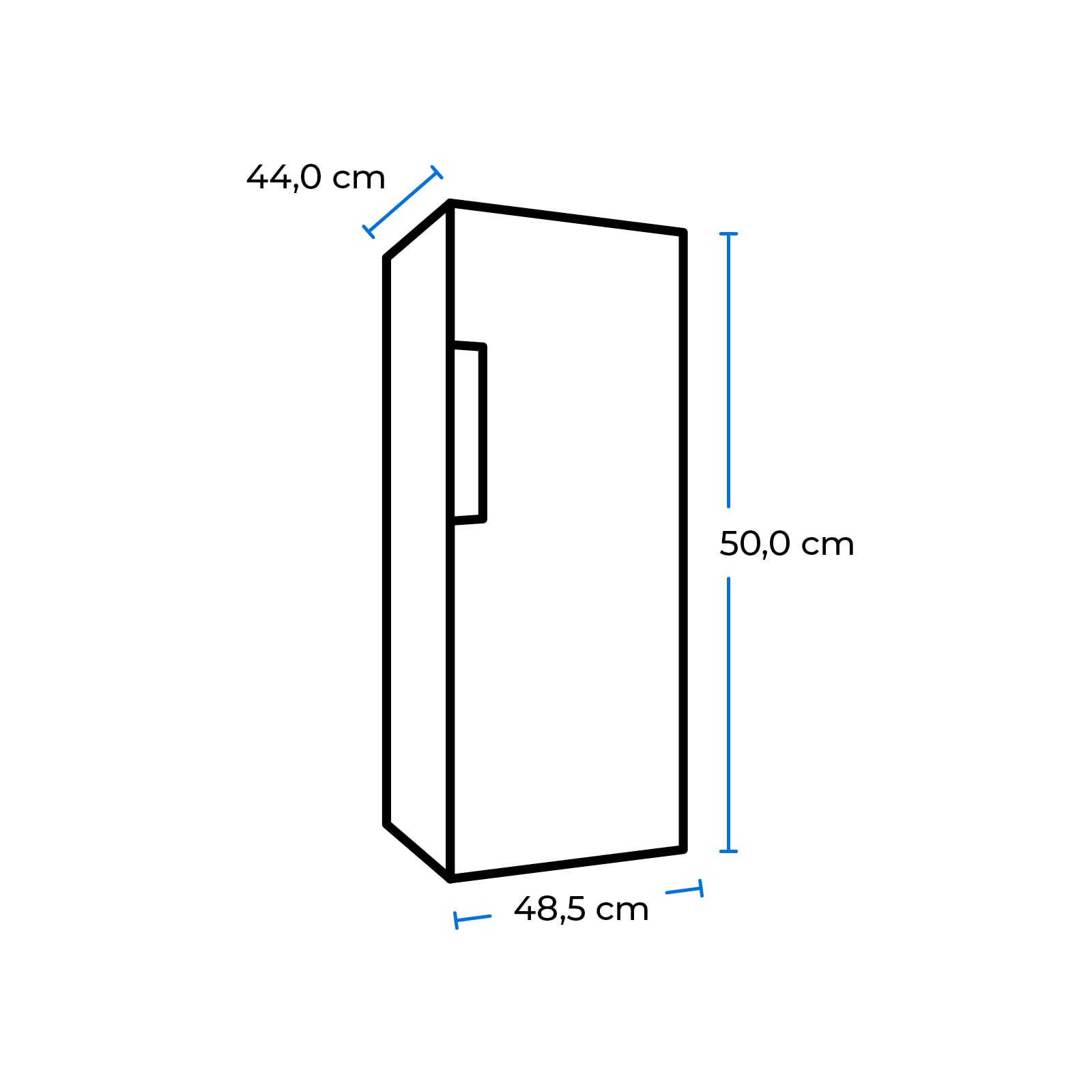 Exquisit Mini Kühlschrank CKB45-0-031F schwarzPV | Kühlbox 47 L Volumen | Hotelkühlschrank | Kühlschrank klein ohne Gefrierfach | Mini Kühlschrank Retro Style