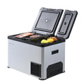 Comfee RCP43DS3(E) 43L Kompressor-Kühlbox Dual-Zonen, elektronische Steuerung, LED-Licht, ECO-Modus, geräuscharm, geeignet für Zuhause und Outdoor, 12/24V DC und 100-240V AC Stromversorgung